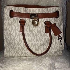 Michael Kors logo satchel